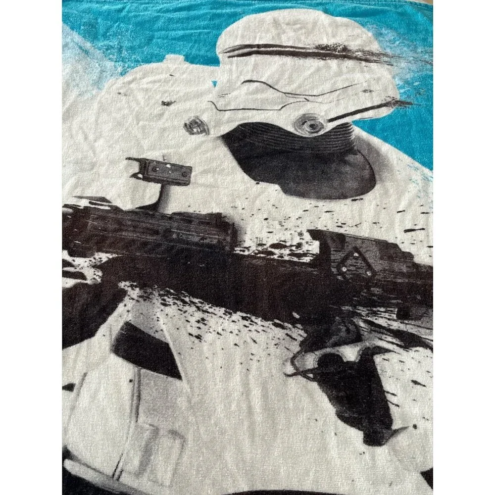 Set of 2 Star Wars “Blue Flame Trooper” Beach Towels – Stormtrooper Print – 2016